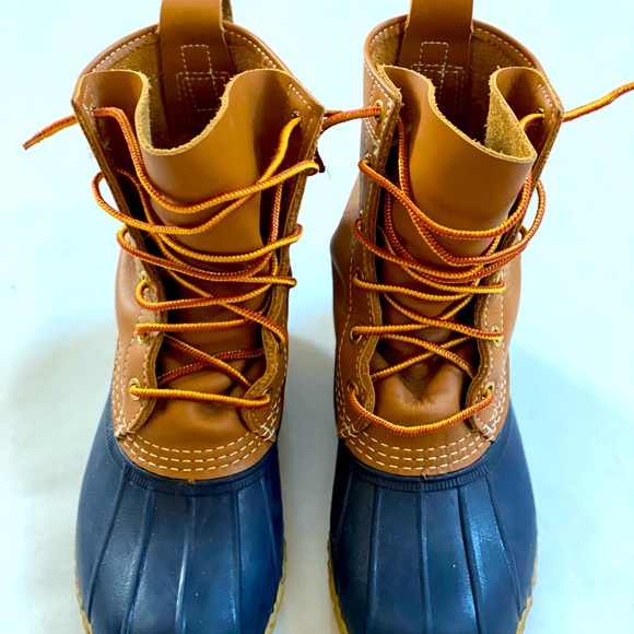 Women’s 8” Navy LL Bean boots ‘Duck Boots’ - Picture 5 of 6